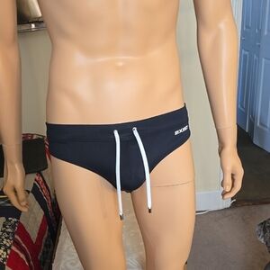 2XIST Men's Black Swim Briefs